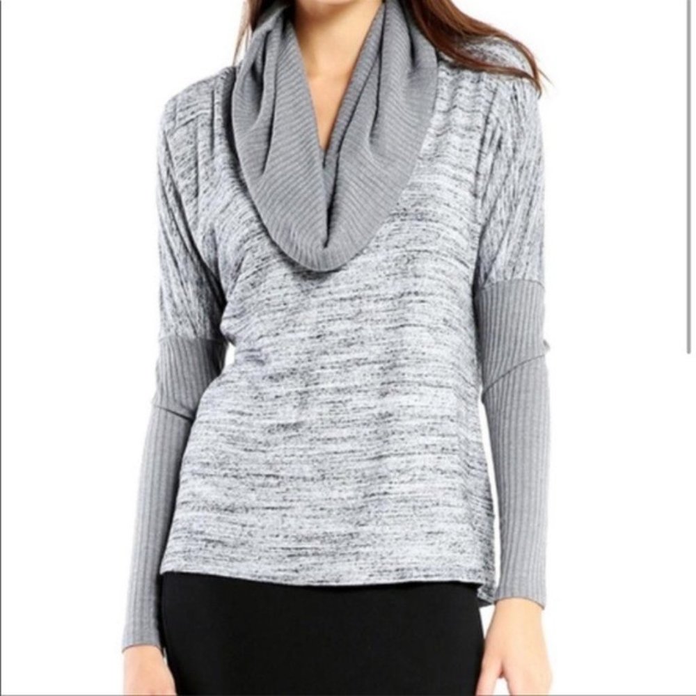 Michael Stars Cowl Neck Sweater Top Shirt Q